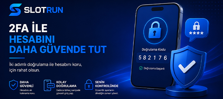 İki Faktörlü Kimlik Doğrulama Slotrun Güvenlik Katmanı