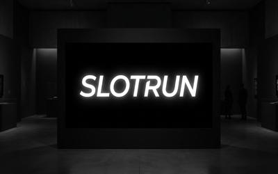 Slotrun Resmi Marka Siyah Arka Planlı Görsel