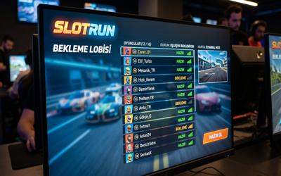 Slotrun Oyun Lobi Bekleme Arayüzü