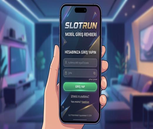 Slotrun Mobil Giriş Rehberi Telefon Ekranı