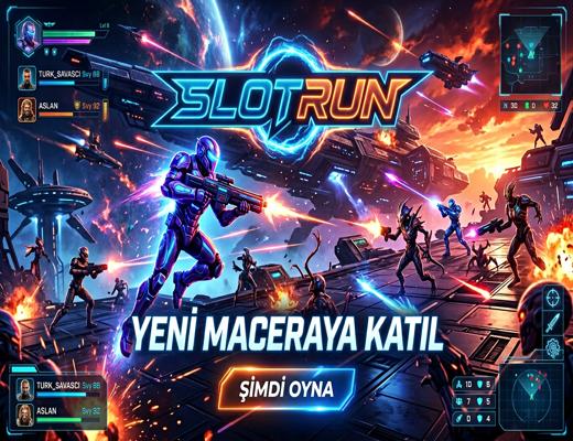 Slotrun Çevrimiçi Oyun Platformu Arayüzü